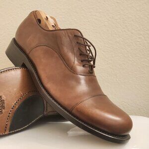 Giorgio Armani brown leather Oxford shoes